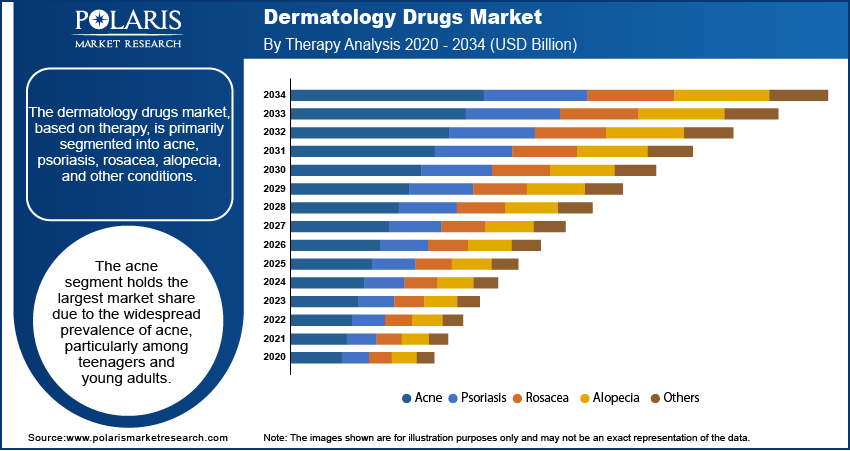 Dermatology Drugs Market Size